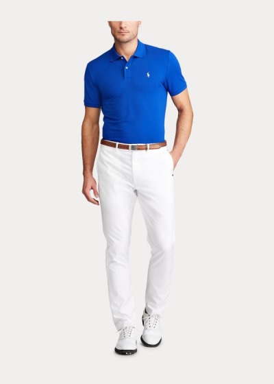 Ralph Lauren Custom Slim Performance Polo Herre Danmark (EDQVY3684)